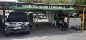 Profissionais da saúde ganham desinfecção veicular gratuita no Recife