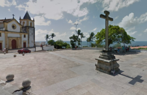 Cruzeiro do Alto da Sé começa a ser restaurada em Olinda